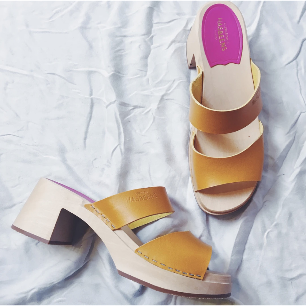 Swedish Hasbeens Maria Mule Heel